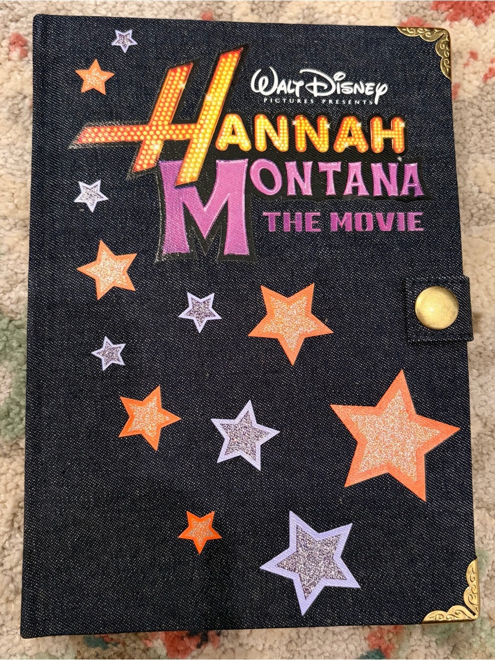 Hannah Montana The Movie Denim Diary Journal